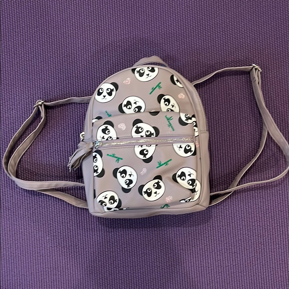 Cute Panda Print Backpack